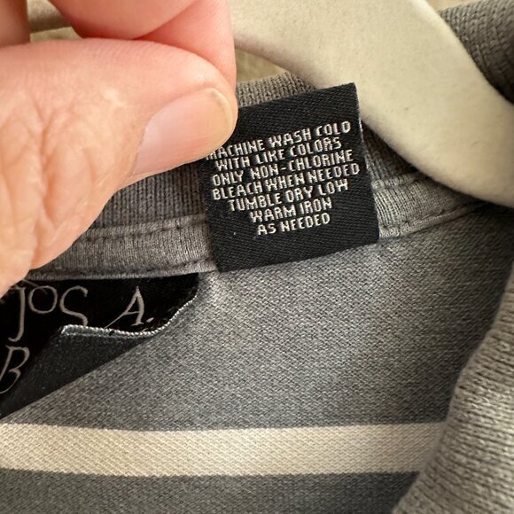 Jos. A. Bank Gray Polo  Size‎ Large - Picture 4 of 6